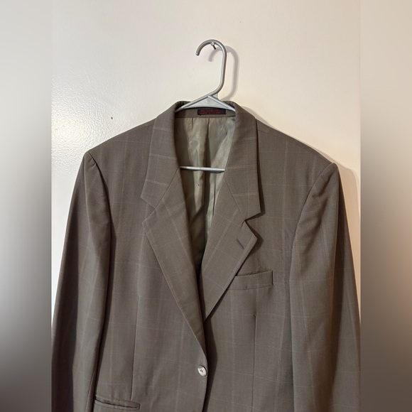 Jean-Paul Germain Mens Suit Jack Blazer Size 40R Gray Color 100% Pure Wool - Picture 4 of 16
